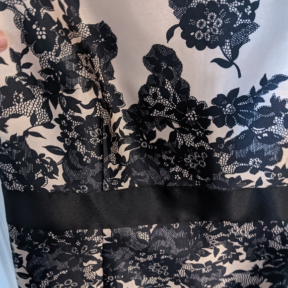 Faux Lace Detailed Dress - Picture 2 of 6